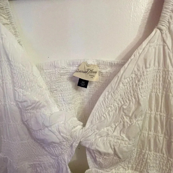 Universal Thread white eyelet dress with cut out bodice XXL - Picture 4 of 4